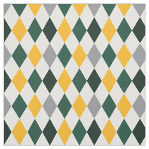 Tissu de Motif de Jacquard vert et jaune de l'ours
