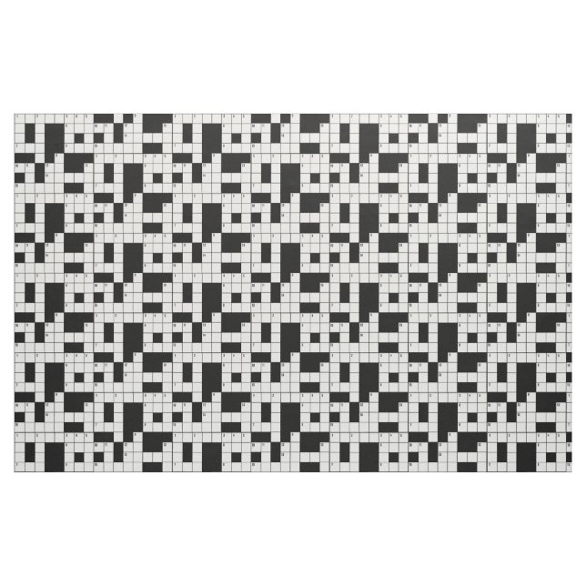 Tissu de motif de jeu de mots croisé (Fat Quarter)