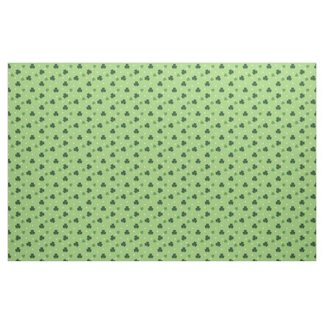 Tissu de motif de shamrock (Yard)