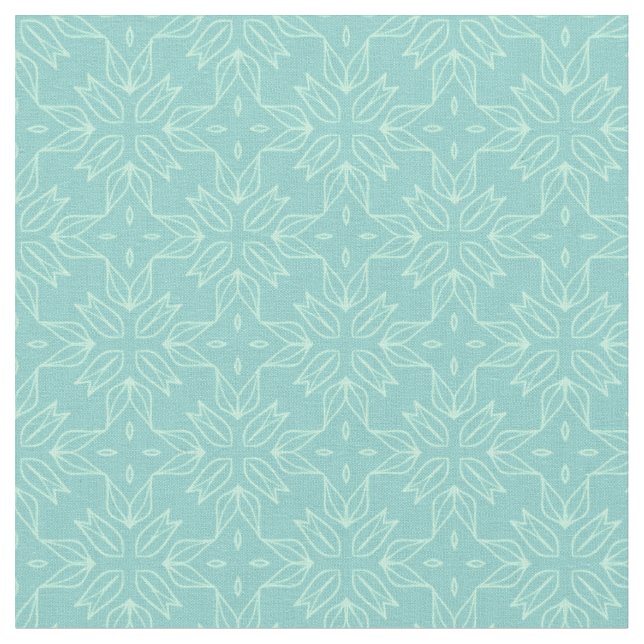 Tissu de motif de turquoise (Fermer)