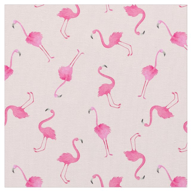 tissu de motif flamingo (Fermer)