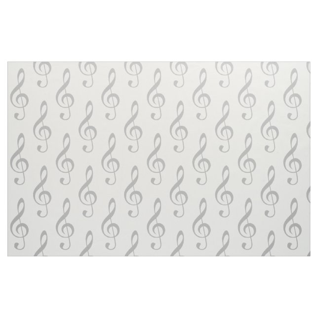 Tissu de Motif gris Treble (Fat Quarter)