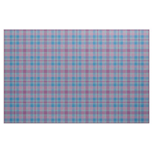 Tissu de motif plaid violet et bleu