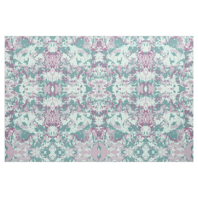 Tissu de Motif vert tropical exclusif (Yard)