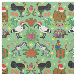 Tissu de Noël australien