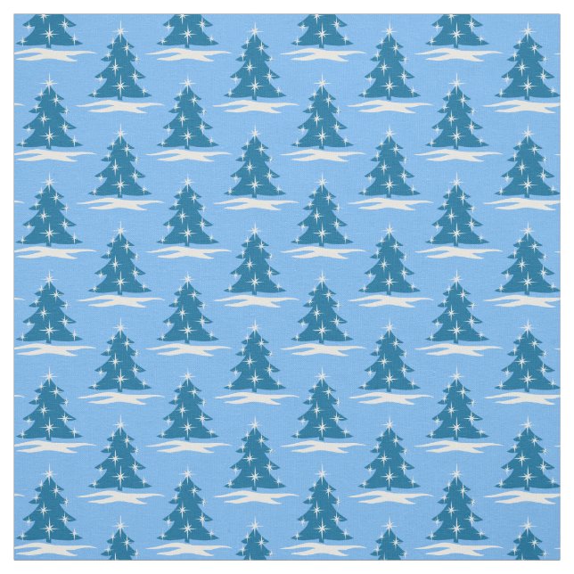 Tissu de Noël bleu Tissus de Noël bleu (Échantillon)