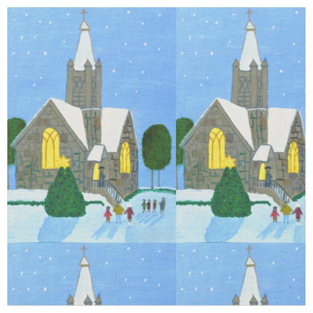 Tissu de Noël d'église   (Fermer)