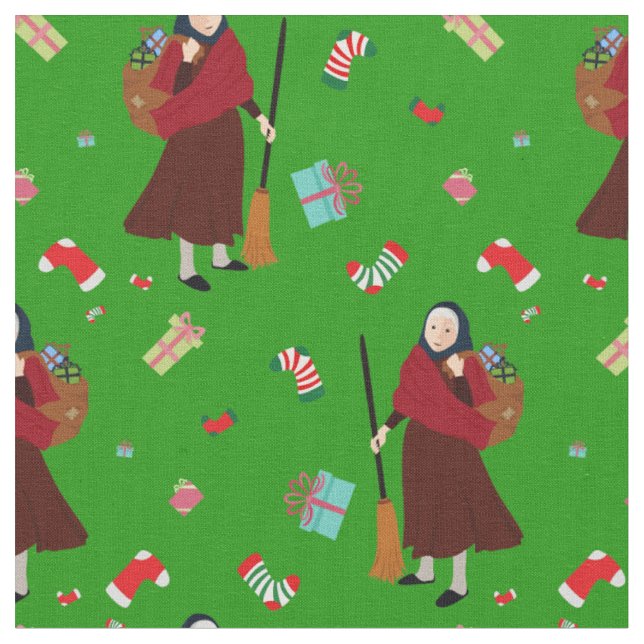 tissu de noël Witch Befana (Fermer)