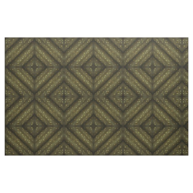 tissu de notes de musique dorées, textile de maiso (Fat Quarter)