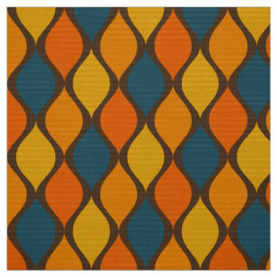 Tissu de palette super couleur rétro les années 