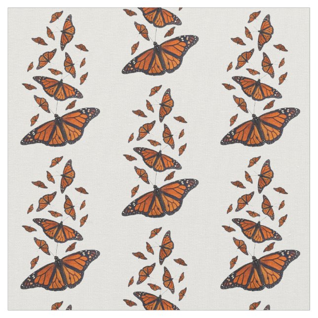 Tissu de papillon de monarque (choisissez votre (Fermer)