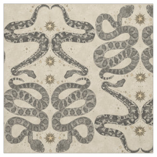 tissu de parchemin de serpents célestes