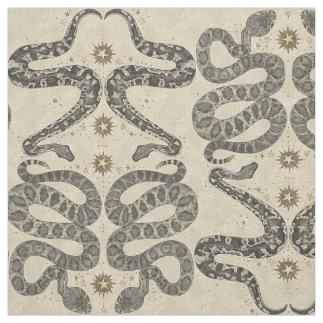 tissu de parchemin de serpents célestes (Échantillon)
