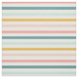 Tissu de pastels arc-en-ciel de Boho striped