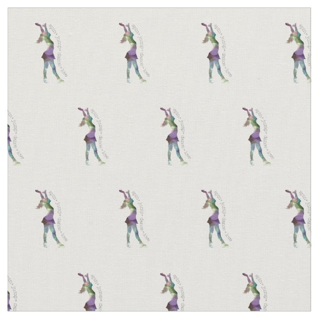 Tissu de patinage artistique (Fermer)