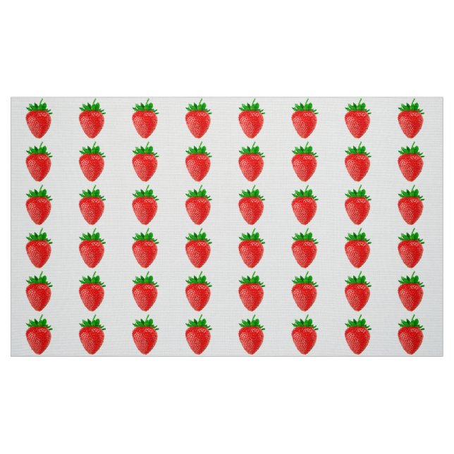 Tissu de peuplier en polyester à fraise (Fat Quarter)