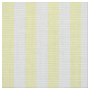 Tissu de peuplier imprimé, rayures jaune et blanch