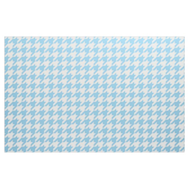 Tissu de pied-de-poule de bleu et de blanc de ciel (Yard)