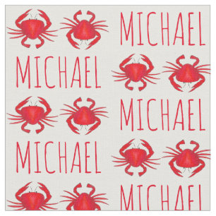 Tissu de plage de crabes de crabe rouge du Marylan