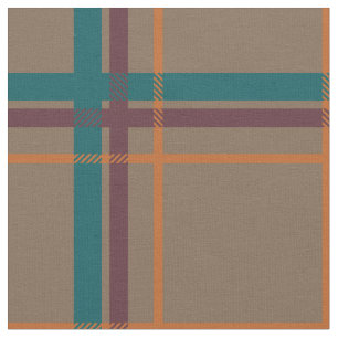 Tissu de plaid chic d'automne