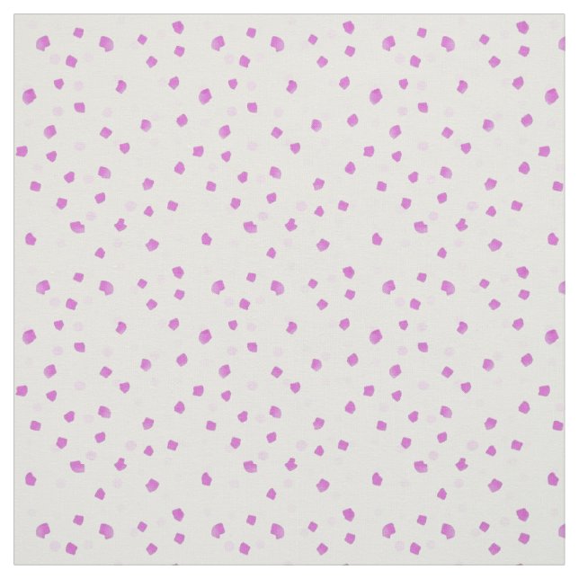 Tissu de points de peinture rose (Échantillon)