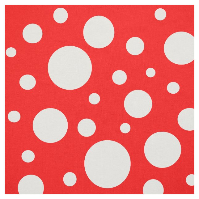 Tissu de points rouges (Échantillon)