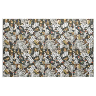 Tissu de portraits de Beethoven
