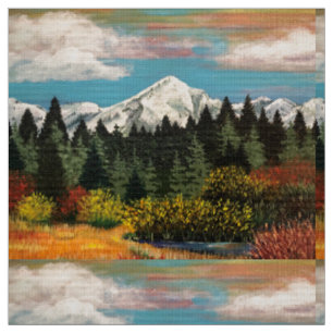 Tissu de prairie de montagne