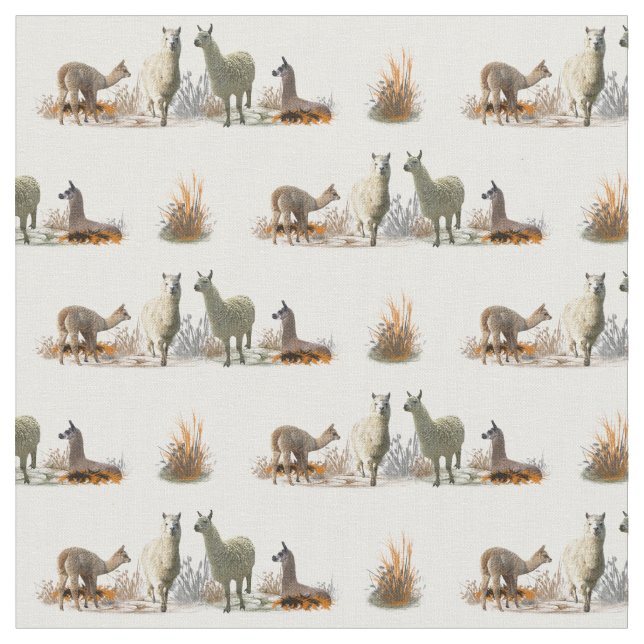 Tissu de prés de lama (choisir la couleur) (Fermer)