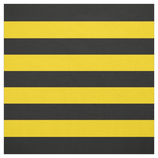 Tissu de rayures jaune/noir (Échantillon)