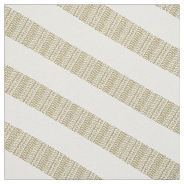 Tissu de rayures modernes en diagonale blanche bei (Échantillon)