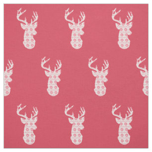 Tissu de rennes de Noël Knit d'hiver