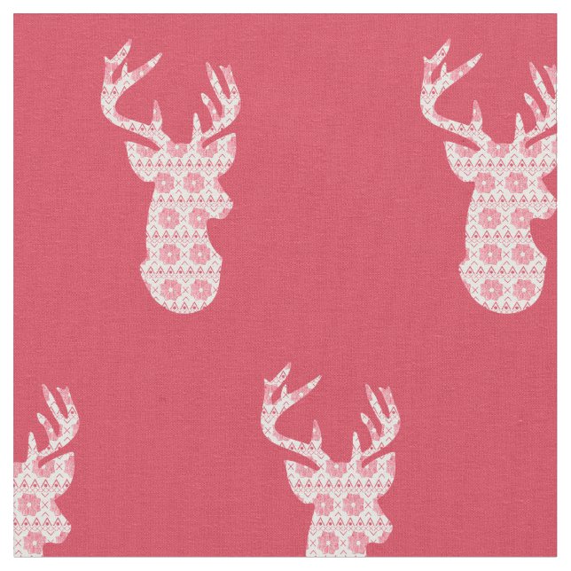 Tissu de rennes de Noël Knit d'hiver (Fermer)