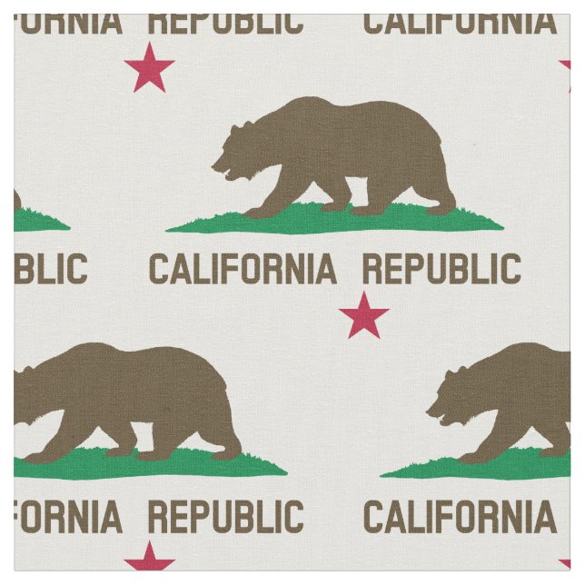 Tissu de République de la Californie (Fermer)