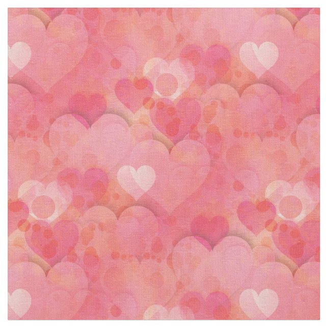 Tissu de rêves de Coeurs roses (Fermer)