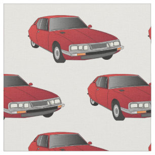 Tissu de rouge de SM de Citroen