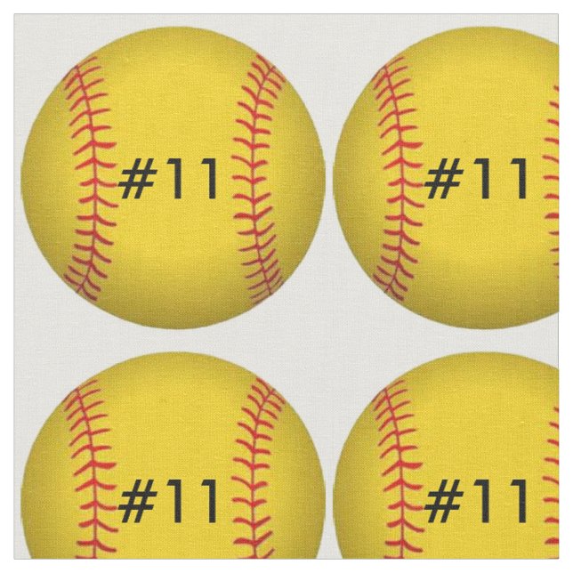 Tissu de softball (Fermer)