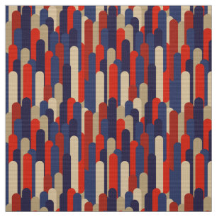 Tissu de style vintage rétro des années 60