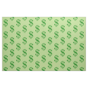 Tissu de symbole dollar