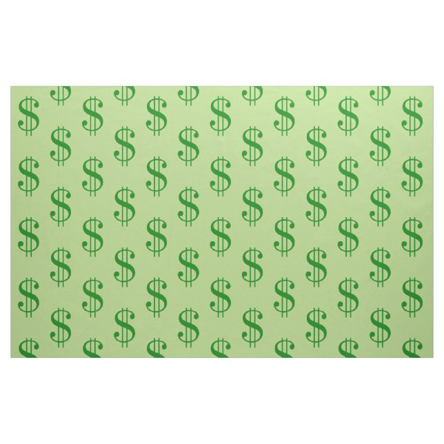 Tissu de symbole dollar (Fat Quarter)