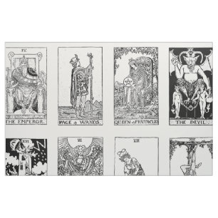 tissu de tarot antique