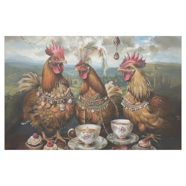 Tissu de Tea Party pour les pousses de ferme (Yard)