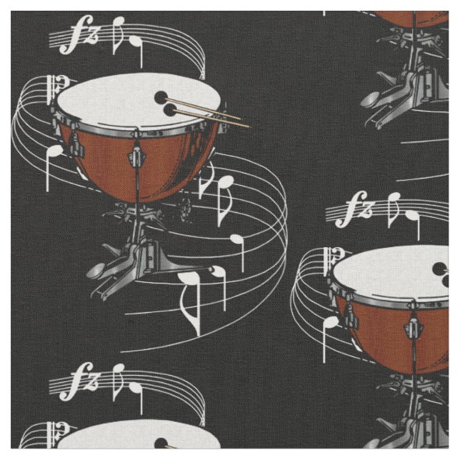 Tissu de timbales (tambour de bouilloire) - (Fermer)
