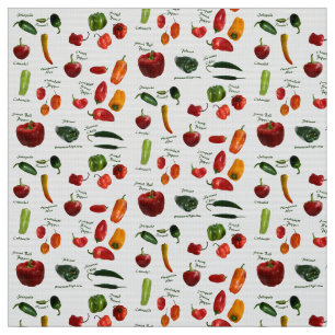 Tissu de variétés de piment