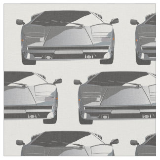 Tissu de voiture exotique gris