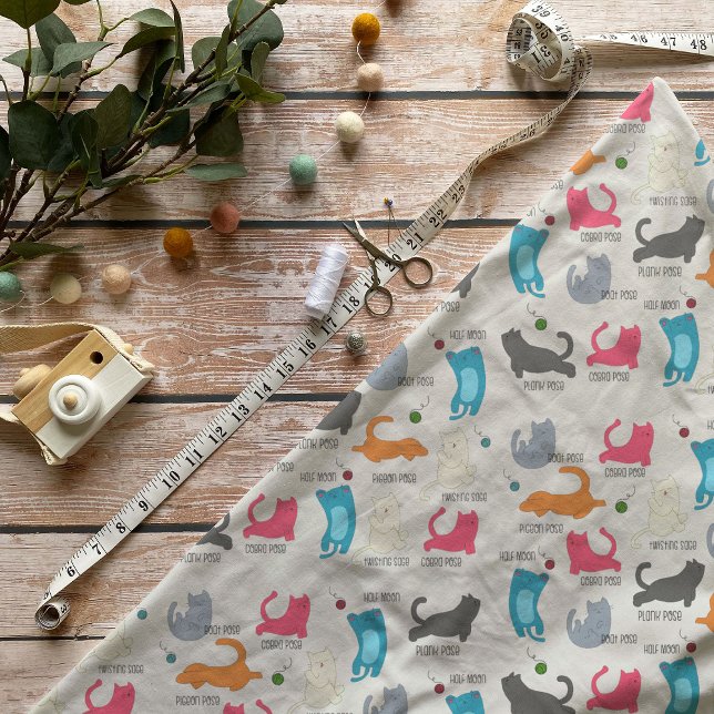 Tissu de yoga de chat (Créateur téléchargé)