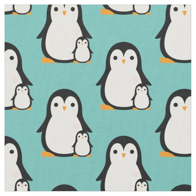 Tissu Décor de la chambre pour bébé en pingouin mignon (Fermer)
