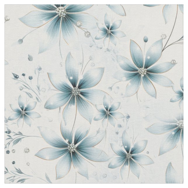Tissu Décor de l'événement hivernal de Snowflake (Fermer)