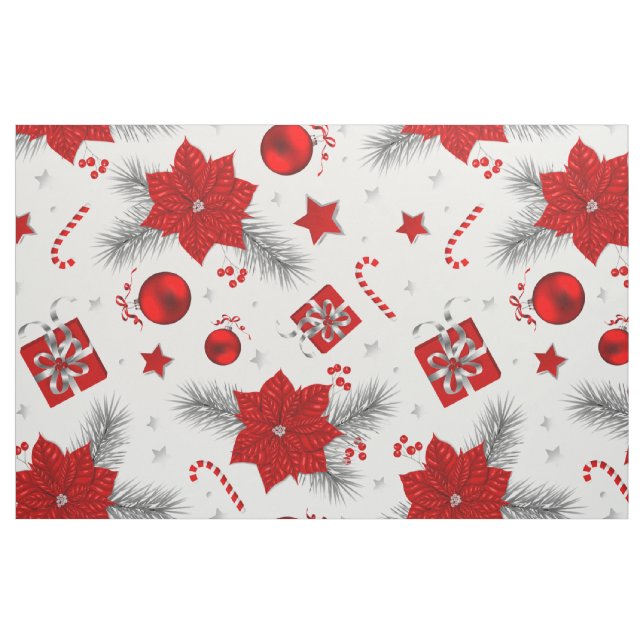 Tissu Décor de Noël motif (Fat Quarter)