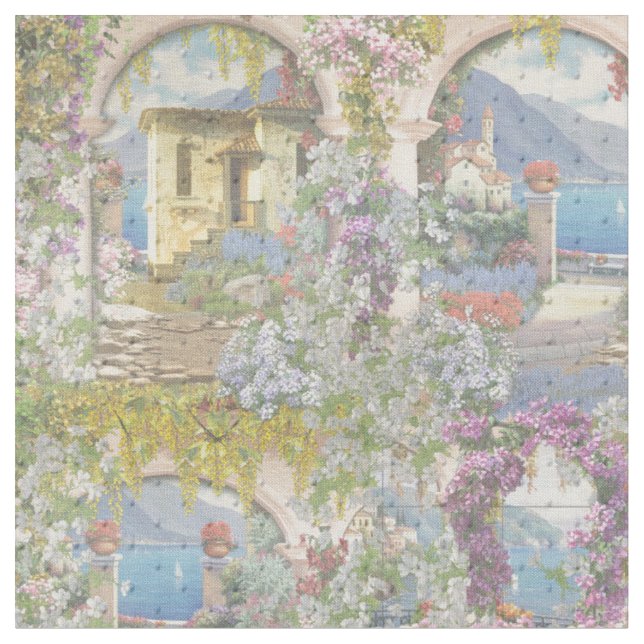 Tissu Décor design pour une villa italienne Fabric (Fermer)